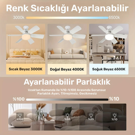 LED Tavan Fanı