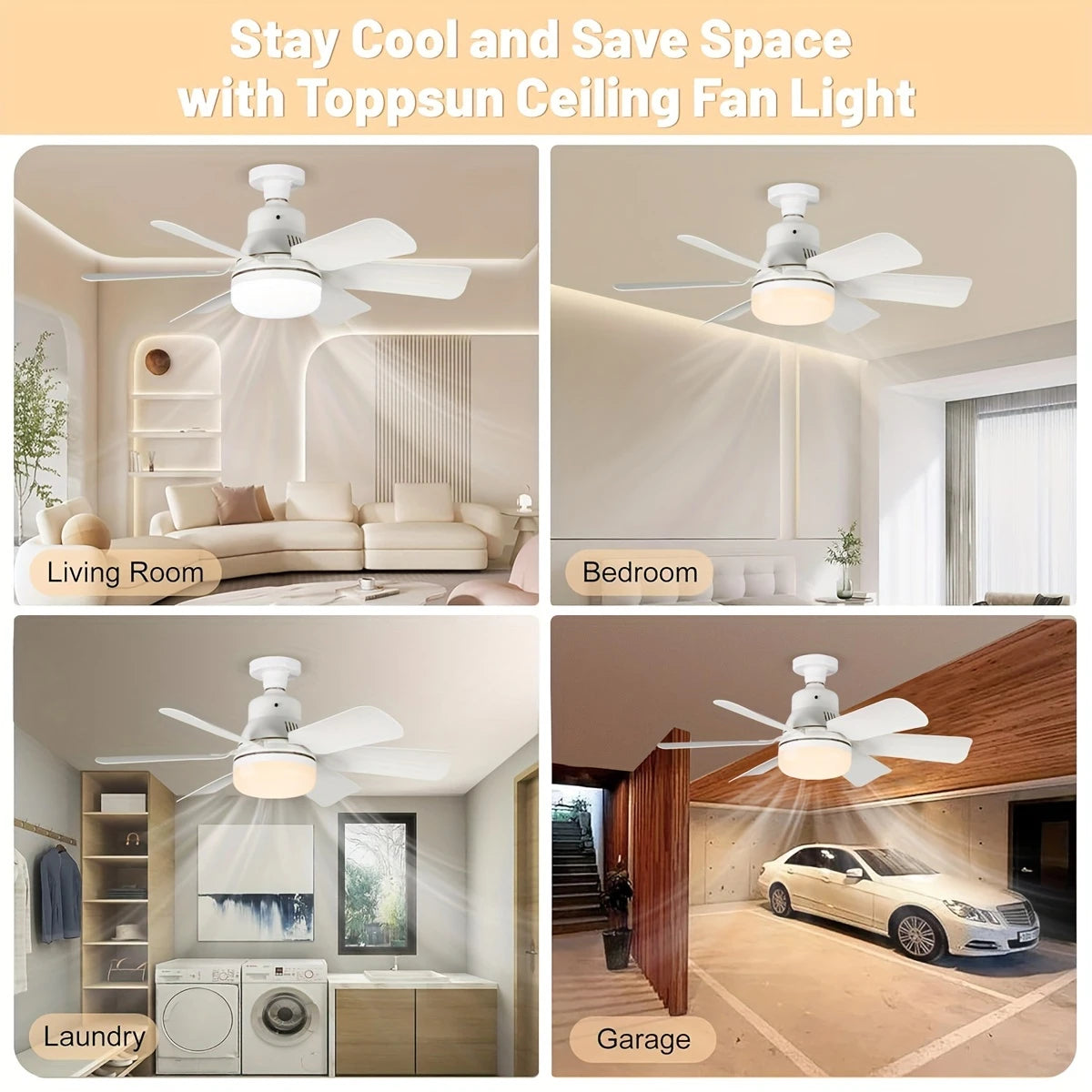 LED Tavan Fanı